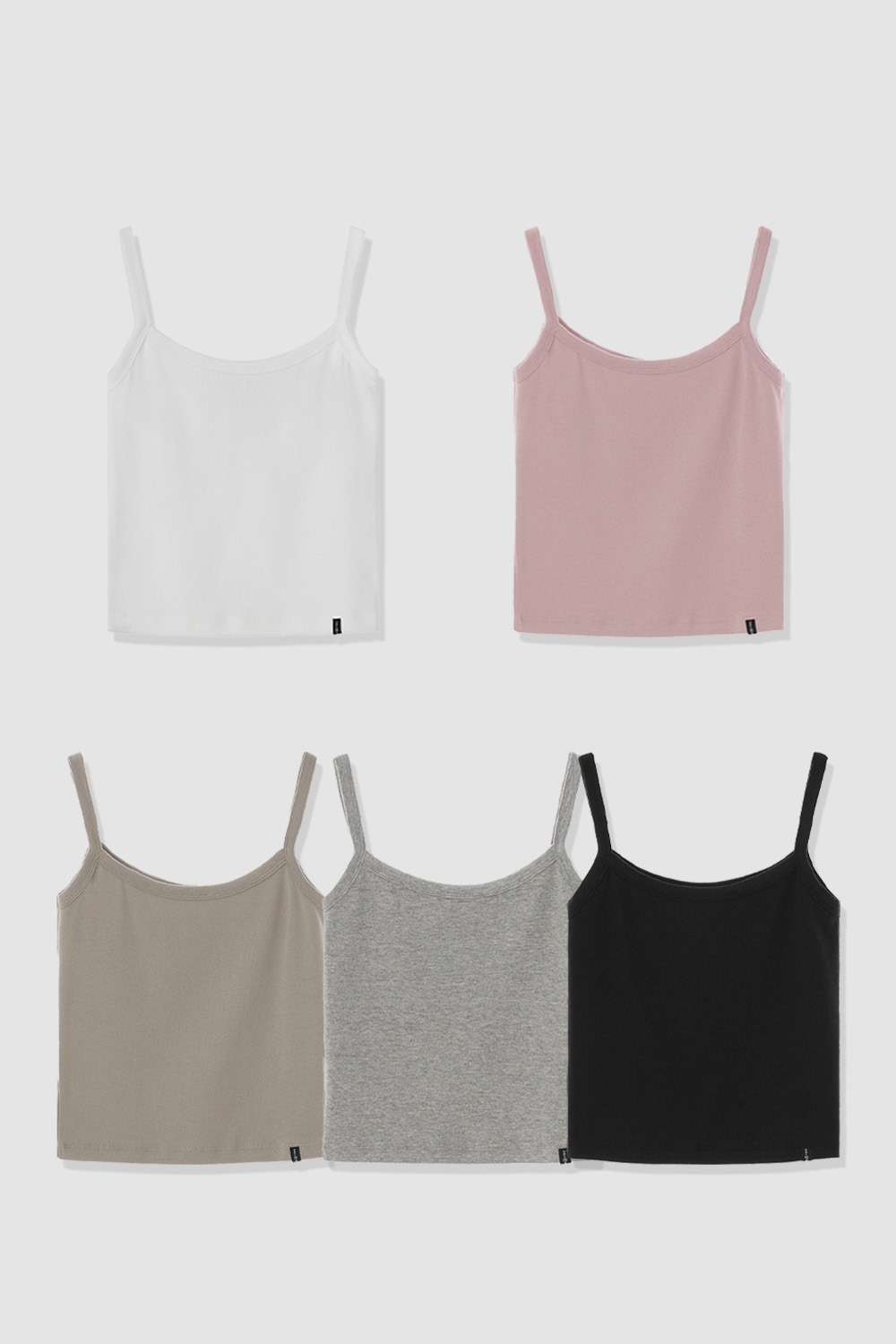D. BASIC STRING SLEEVELESS TOP - 5 COLOR