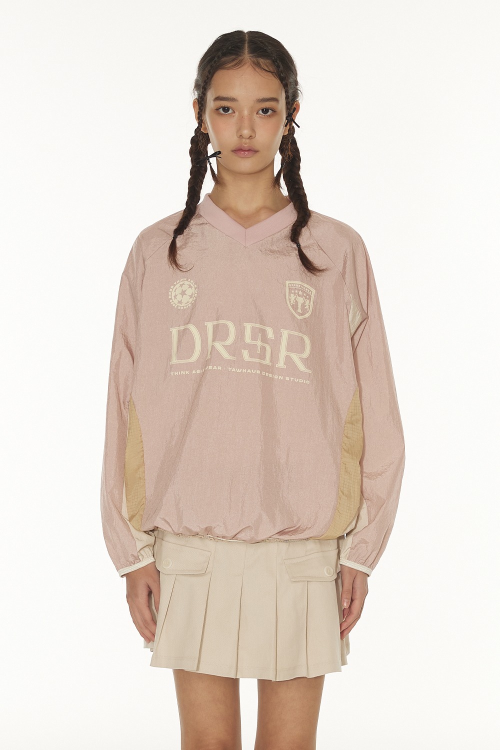 DS GLOSSY SOCCER TEE - PINK